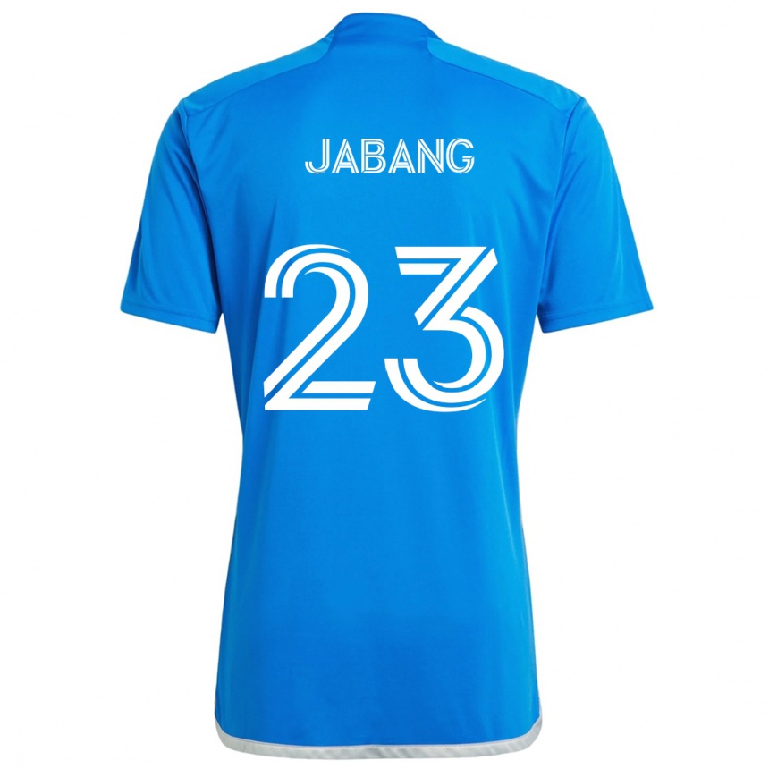 Niño Fútbol Camiseta Ousman Jabang #23 Azul Blanco 1ª Equipación 2024/25