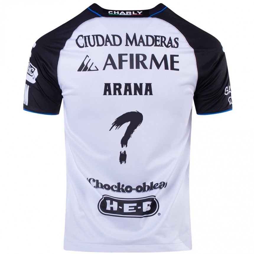 Niño Fútbol Camiseta Alejandro Arana #0 Azul Negro 1ª Equipación 2024/25