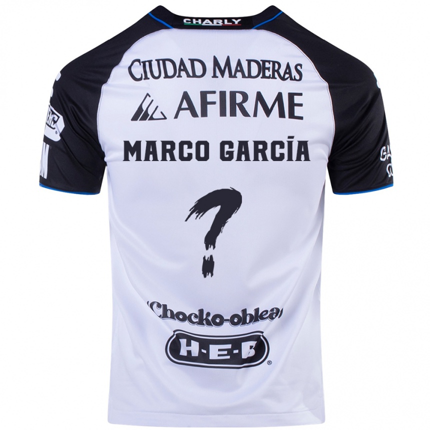 Niño Fútbol Camiseta Marco Garcia #0 Azul Negro 1ª Equipación 2024/25