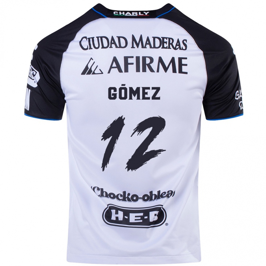 Niño Fútbol Camiseta Jaime Gómez #12 Azul Negro 1ª Equipación 2024/25