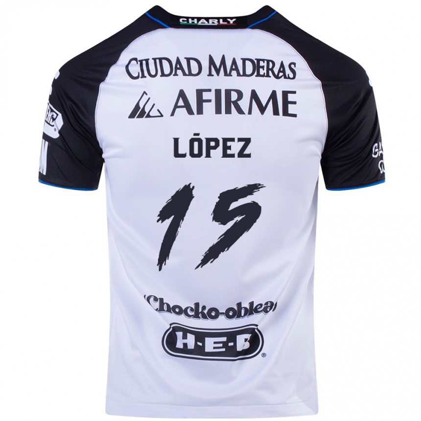 Niño Fútbol Camiseta Víctor López #15 Azul Negro 1ª Equipación 2024/25