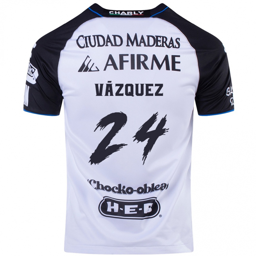 Niño Fútbol Camiseta Brayton Vázquez #24 Azul Negro 1ª Equipación 2024/25