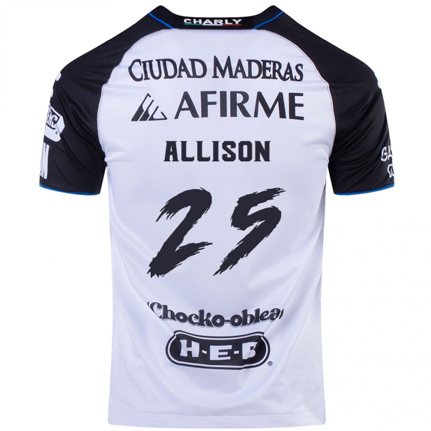 Niño Fútbol Camiseta Guillermo Allison #25 Azul Negro 1ª Equipación 2024/25