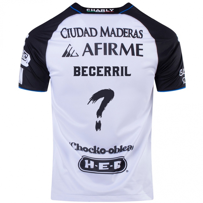 Niño Fútbol Camiseta Abner Becerril #0 Azul Negro 1ª Equipación 2024/25