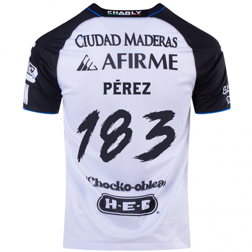 Niño Fútbol Camiseta Aldahir Pérez #183 Azul Negro 1ª Equipación 2024/25