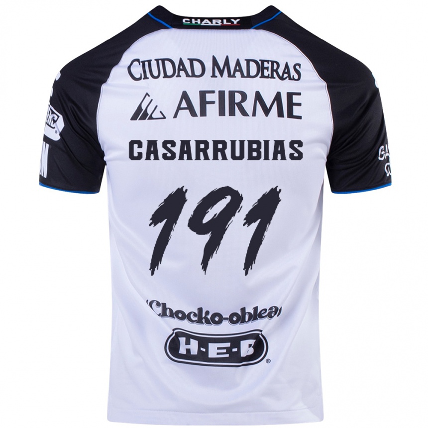 Niño Fútbol Camiseta Aaron Casarrubias #191 Azul Negro 1ª Equipación 2024/25