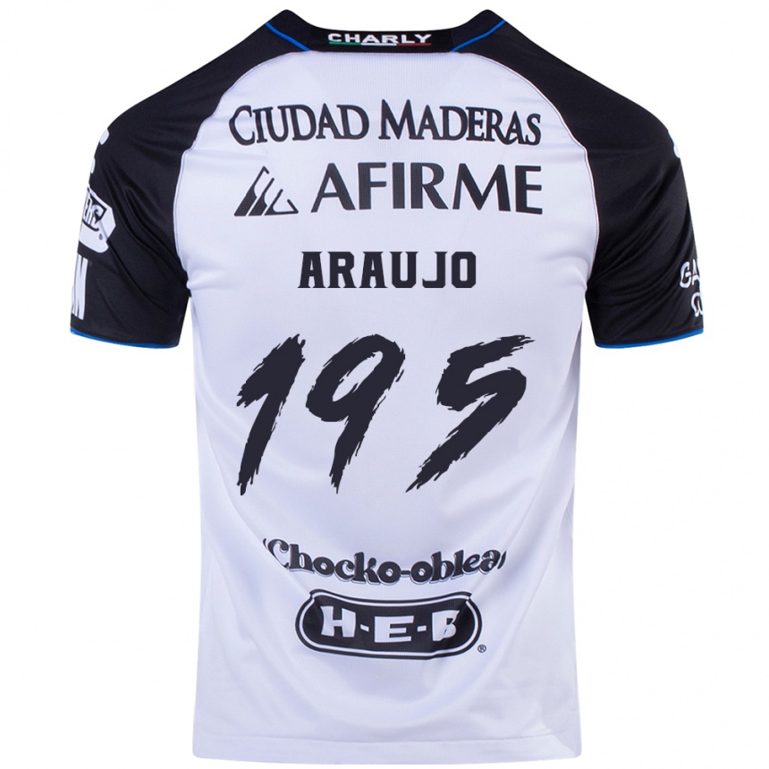 Niño Fútbol Camiseta Diego Araujo #195 Azul Negro 1ª Equipación 2024/25