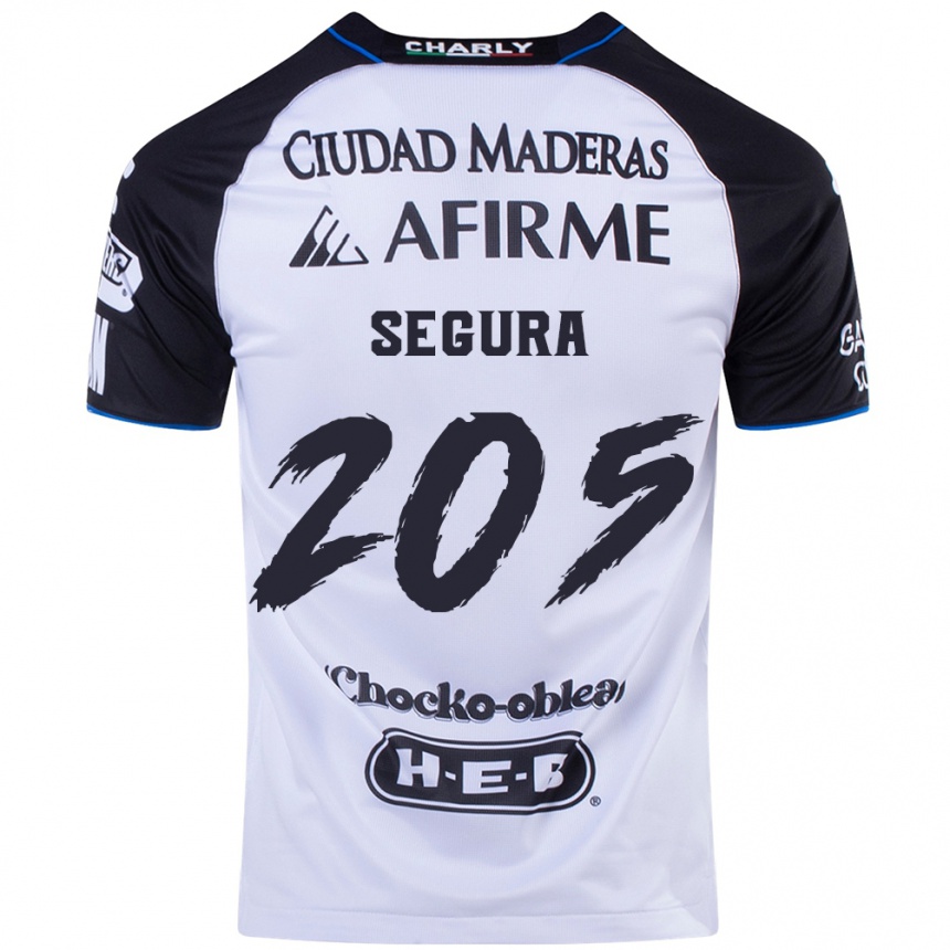 Niño Fútbol Camiseta Mathías Segura #205 Azul Negro 1ª Equipación 2024/25