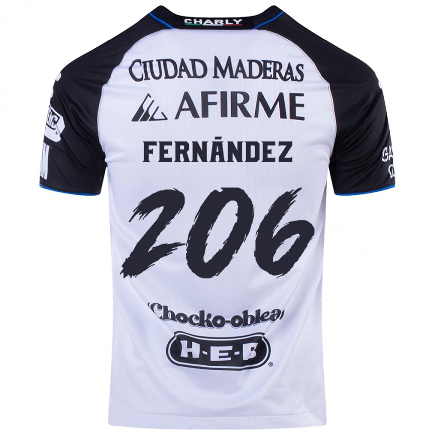 Niño Fútbol Camiseta Erik Fernández #206 Azul Negro 1ª Equipación 2024/25