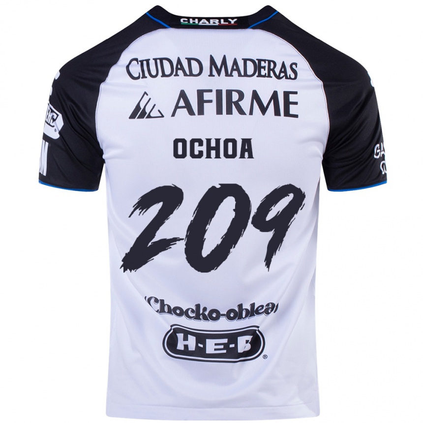 Niño Fútbol Camiseta José Ochoa #209 Azul Negro 1ª Equipación 2024/25