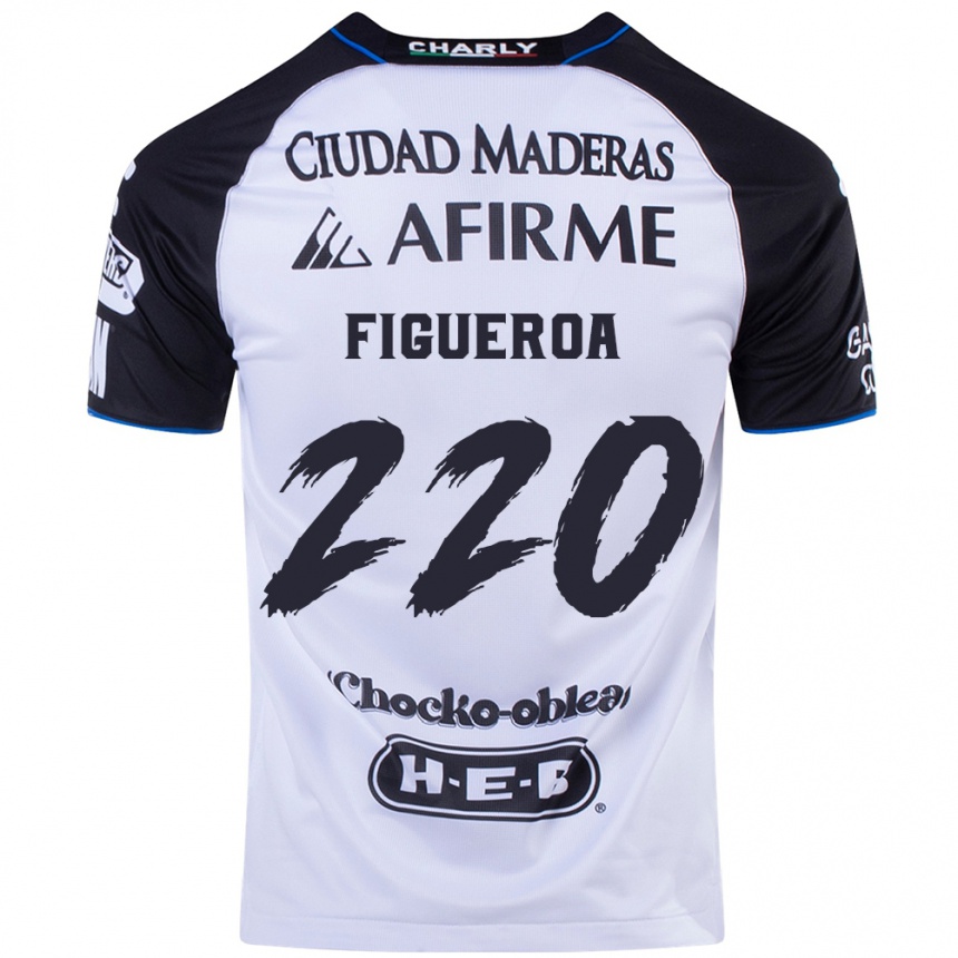 Niño Fútbol Camiseta Christopher Figueroa #220 Azul Negro 1ª Equipación 2024/25