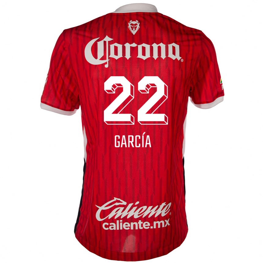 Niño Fútbol Camiseta Luis García #22 Rojo Blanco 1ª Equipación 2024/25