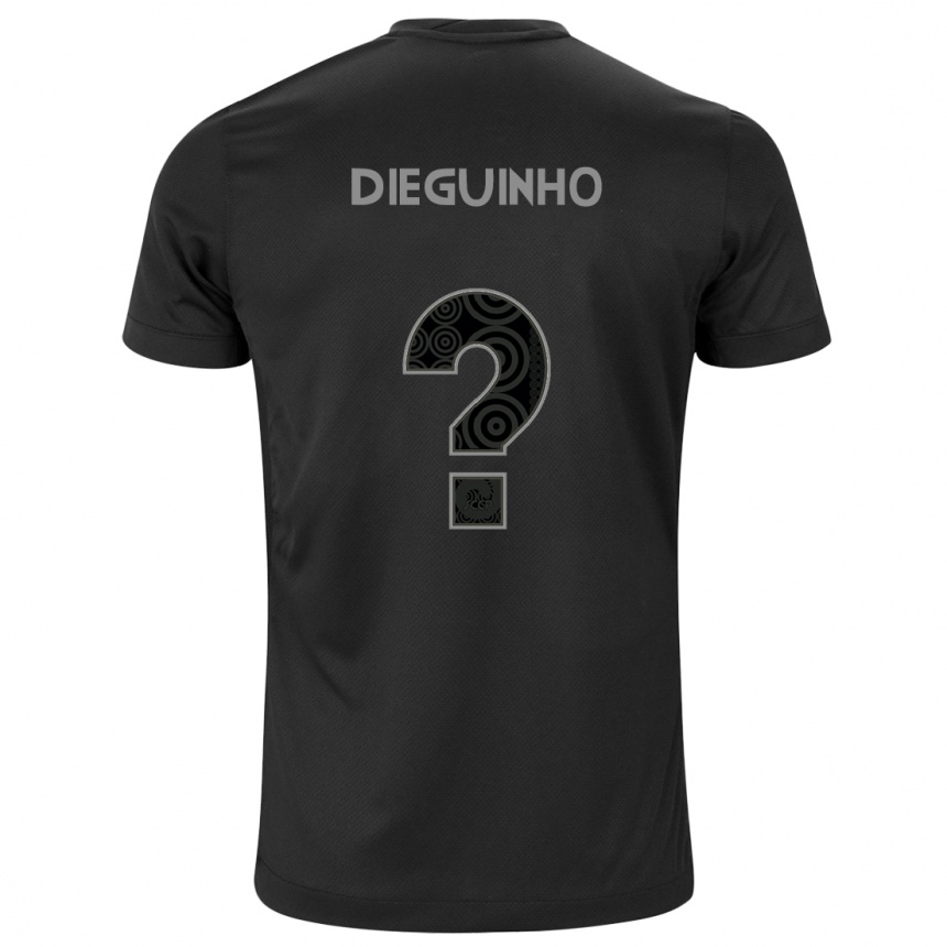 Niño Fútbol Camiseta Dieguinho #0 Negro 2ª Equipación 2024/25