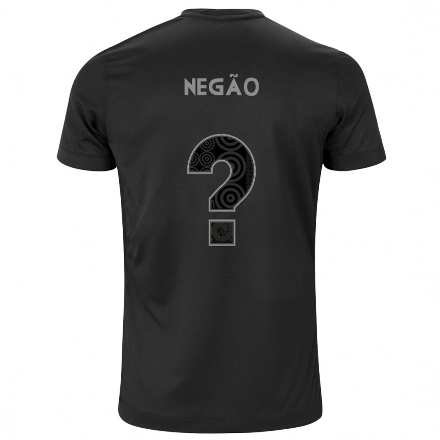 Niño Fútbol Camiseta Gui Negão #0 Negro 2ª Equipación 2024/25