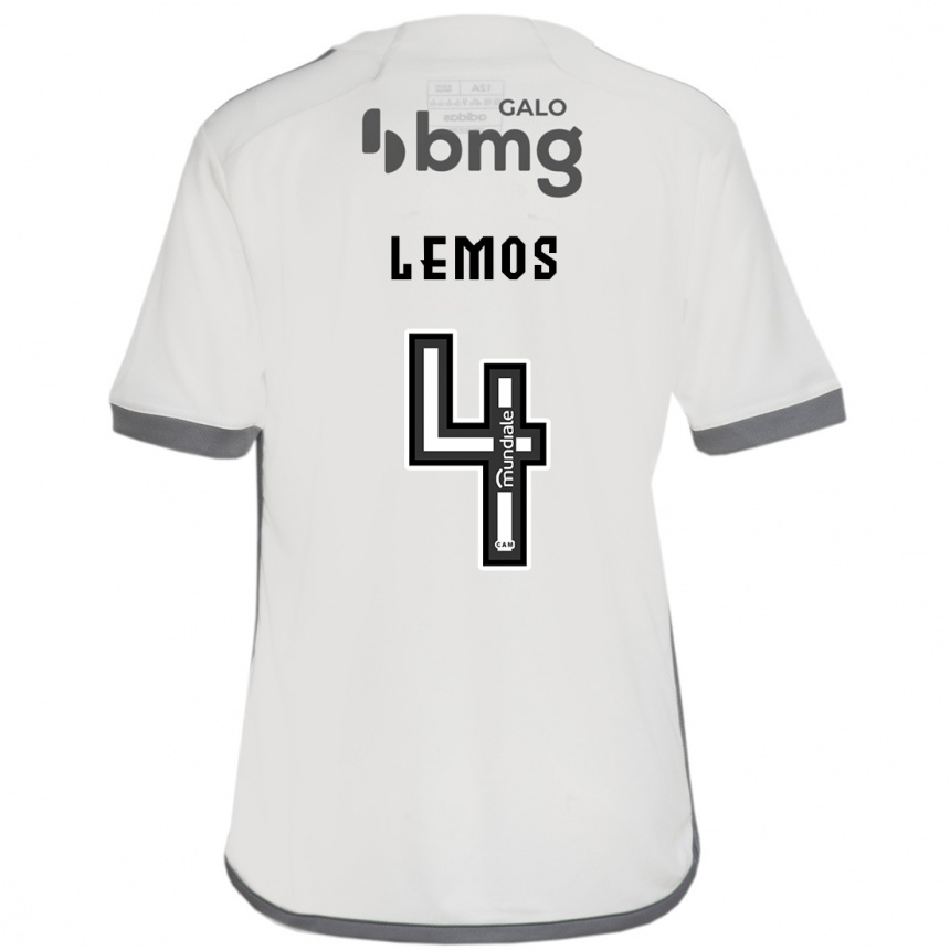 Niño Fútbol Camiseta Mauricio Lemos #4 Blanquecino 2ª Equipación 2024/25