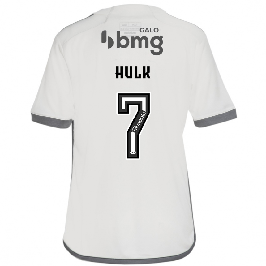 Niño Fútbol Camiseta Hulk #7 Blanquecino 2ª Equipación 2024/25