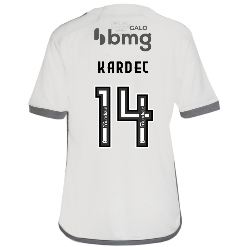 Niño Fútbol Camiseta Alan Kardec #14 Blanquecino 2ª Equipación 2024/25