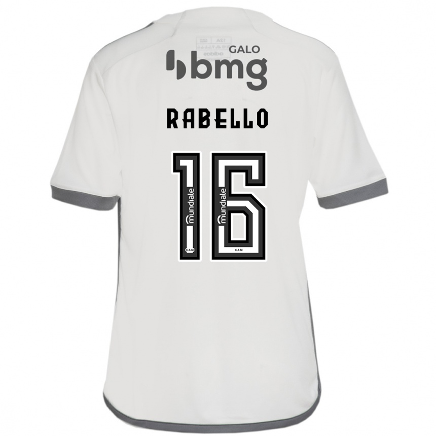 Niño Fútbol Camiseta Igor Rabello #16 Blanquecino 2ª Equipación 2024/25