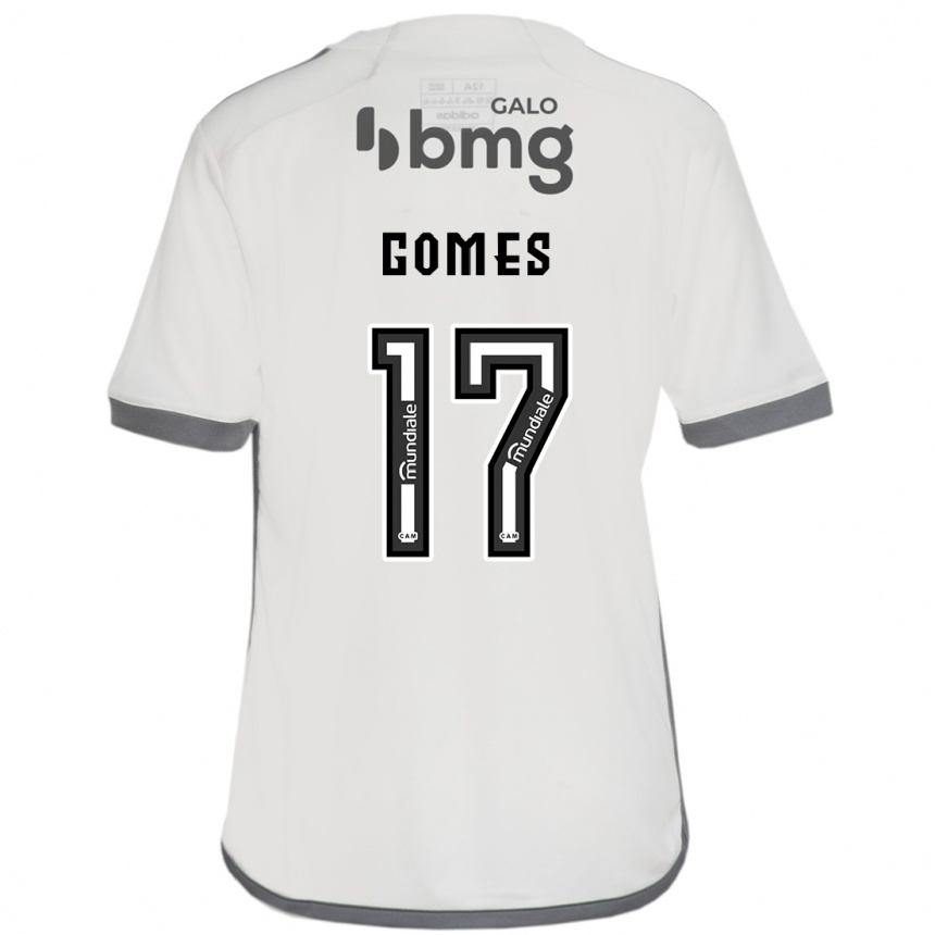 Niño Fútbol Camiseta Igor Gomes #17 Blanquecino 2ª Equipación 2024/25