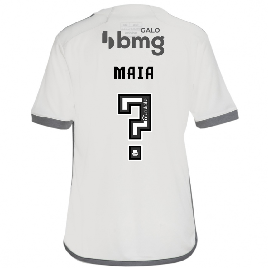 Niño Fútbol Camiseta Caio Maia #0 Blanquecino 2ª Equipación 2024/25