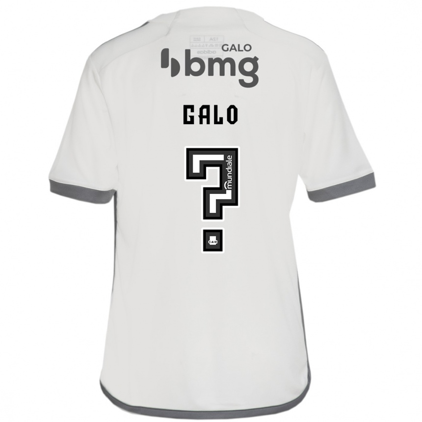 Niño Fútbol Camiseta Diego Galo #0 Blanquecino 2ª Equipación 2024/25