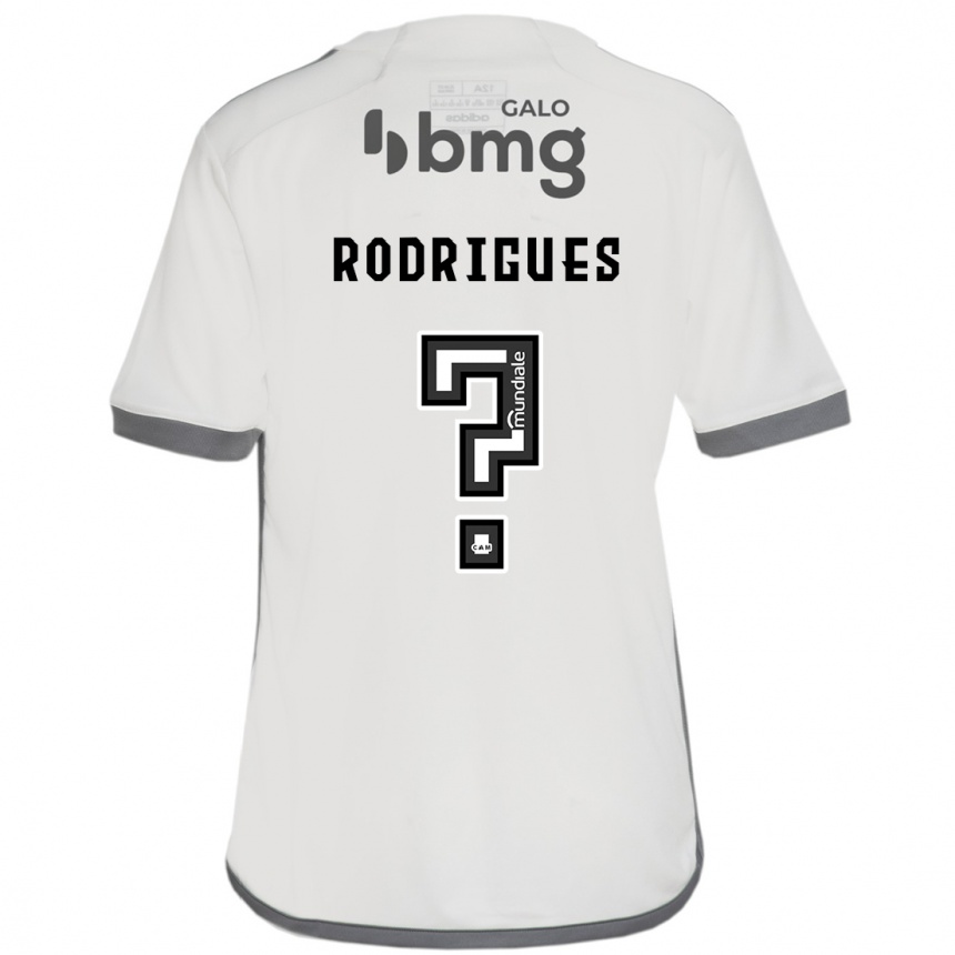 Niño Fútbol Camiseta Vinicius Rodrigues #0 Blanquecino 2ª Equipación 2024/25