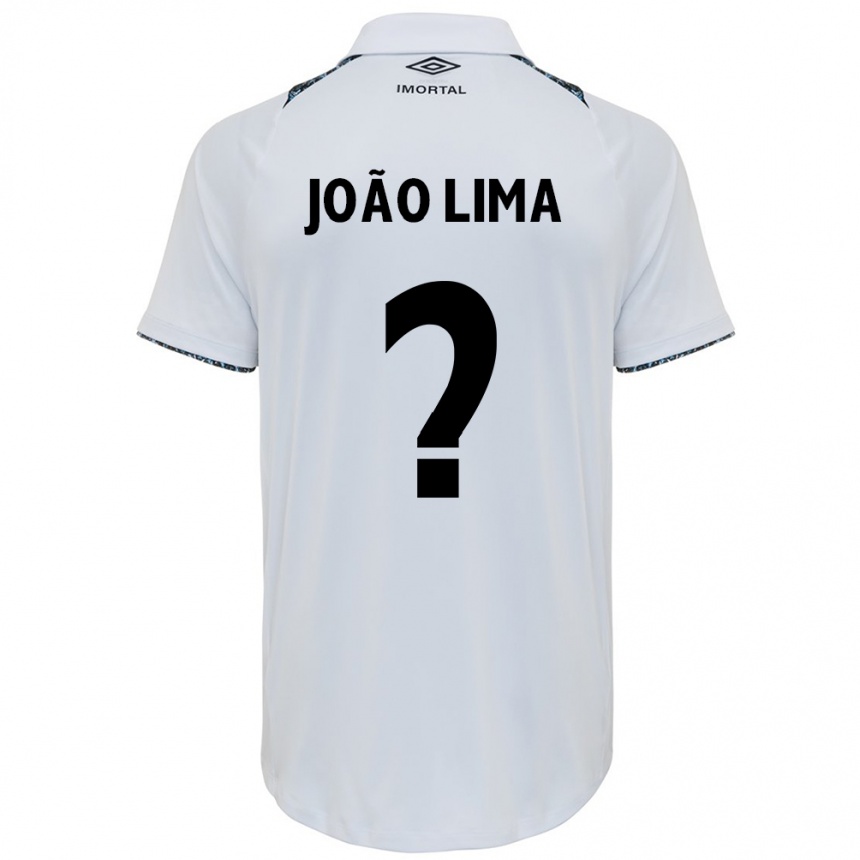 Niño Fútbol Camiseta João Vitor #0 Blanco Azul 2ª Equipación 2024/25