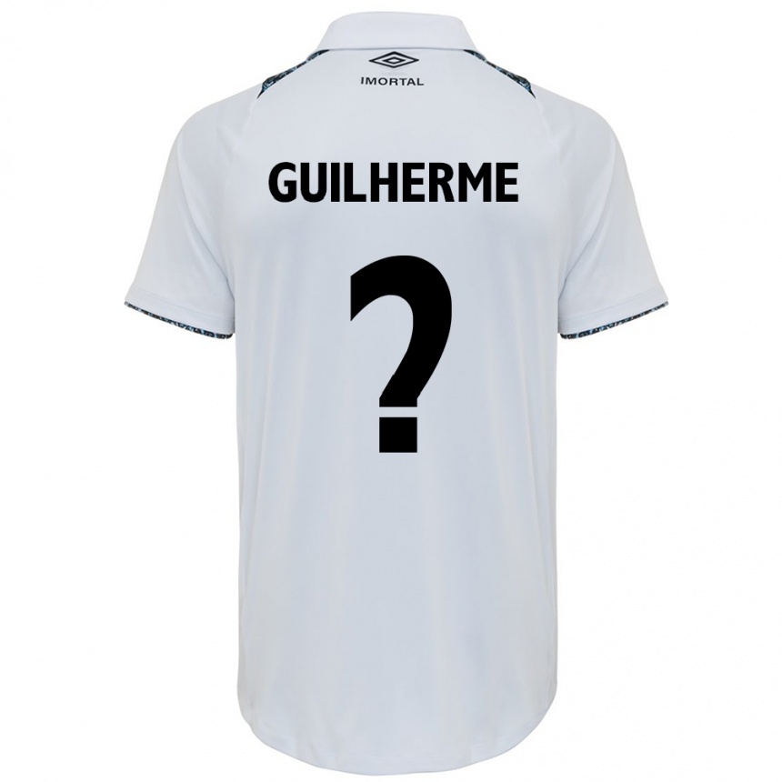 Niño Fútbol Camiseta Zé Guilherme #0 Blanco Azul 2ª Equipación 2024/25