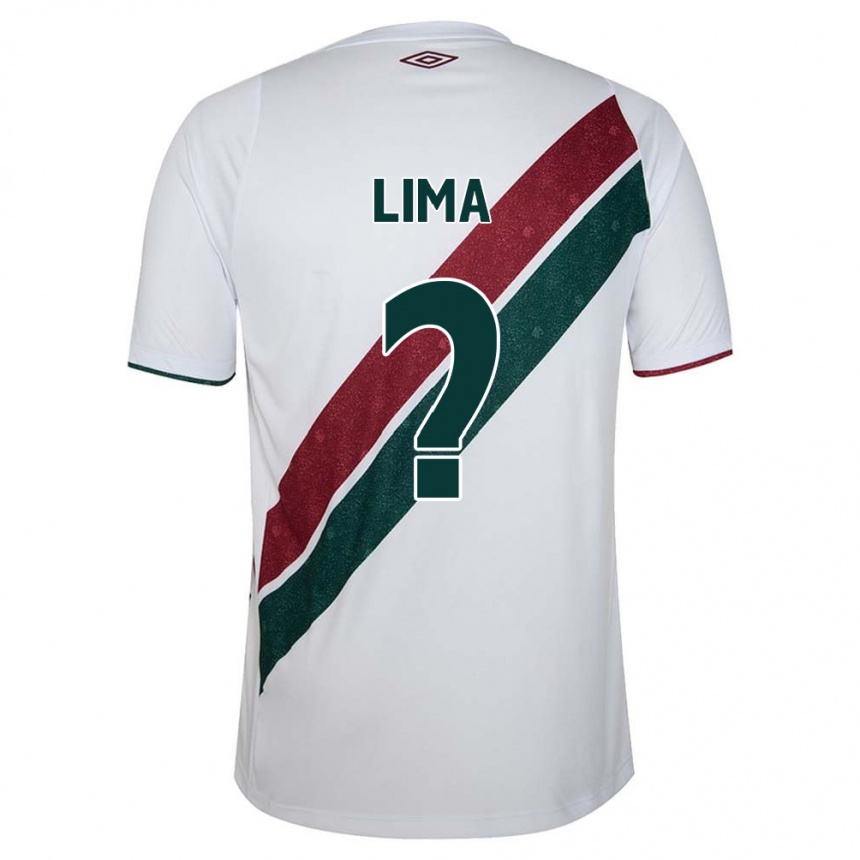 Niño Fútbol Camiseta Daniel Lima #0 Blanco Verde Granate 2ª Equipación 2024/25