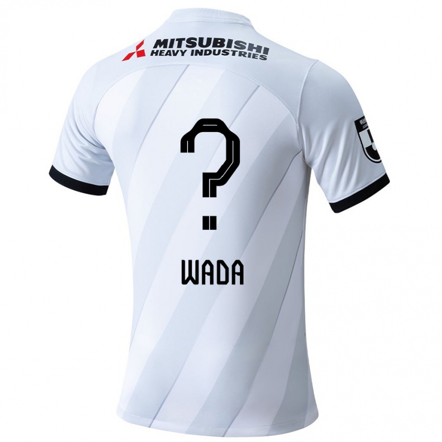 Niño Fútbol Camiseta Naoya Wada #0 Gris Blanco 2ª Equipación 2024/25