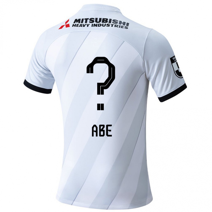 Niño Fútbol Camiseta Yushin Abe #0 Gris Blanco 2ª Equipación 2024/25