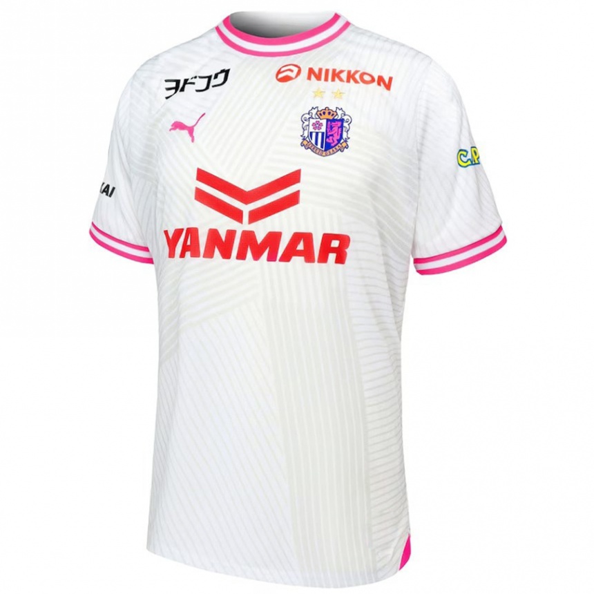 Niño Fútbol Camiseta Taiki Sano #27 Blanco Rosa 2ª Equipación 2024/25