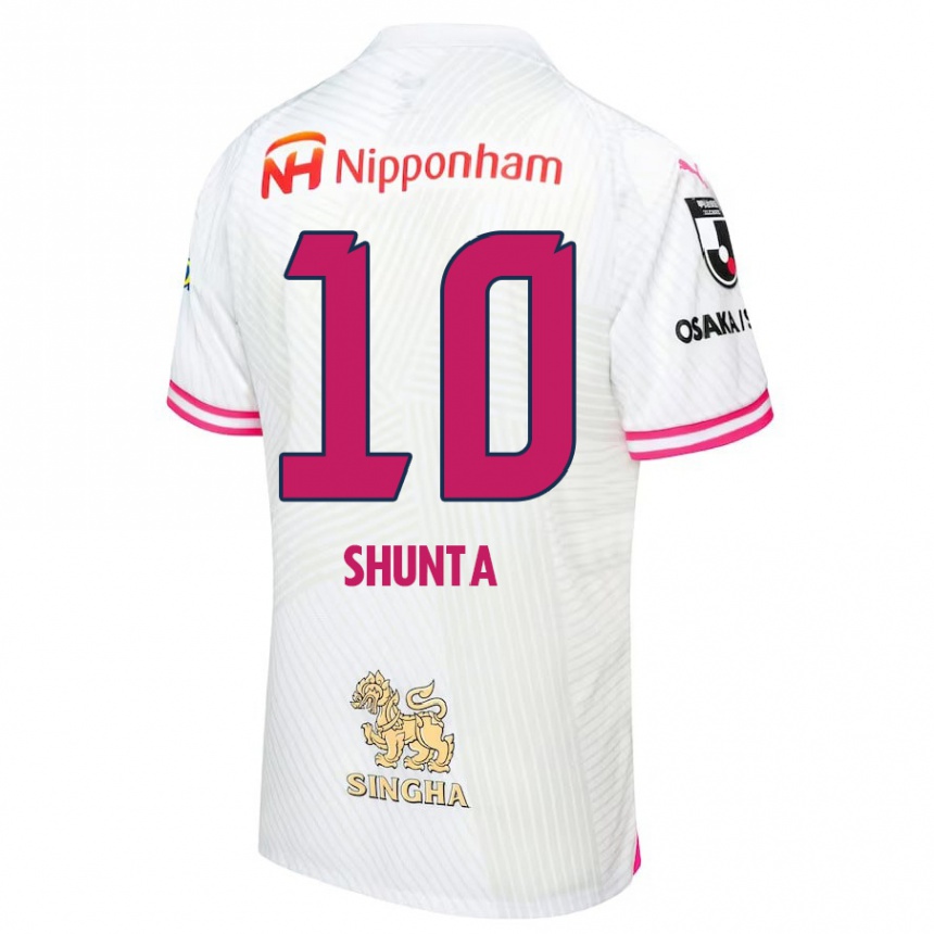 Niño Fútbol Camiseta Shunta Tanaka #10 Blanco Rosa 2ª Equipación 2024/25