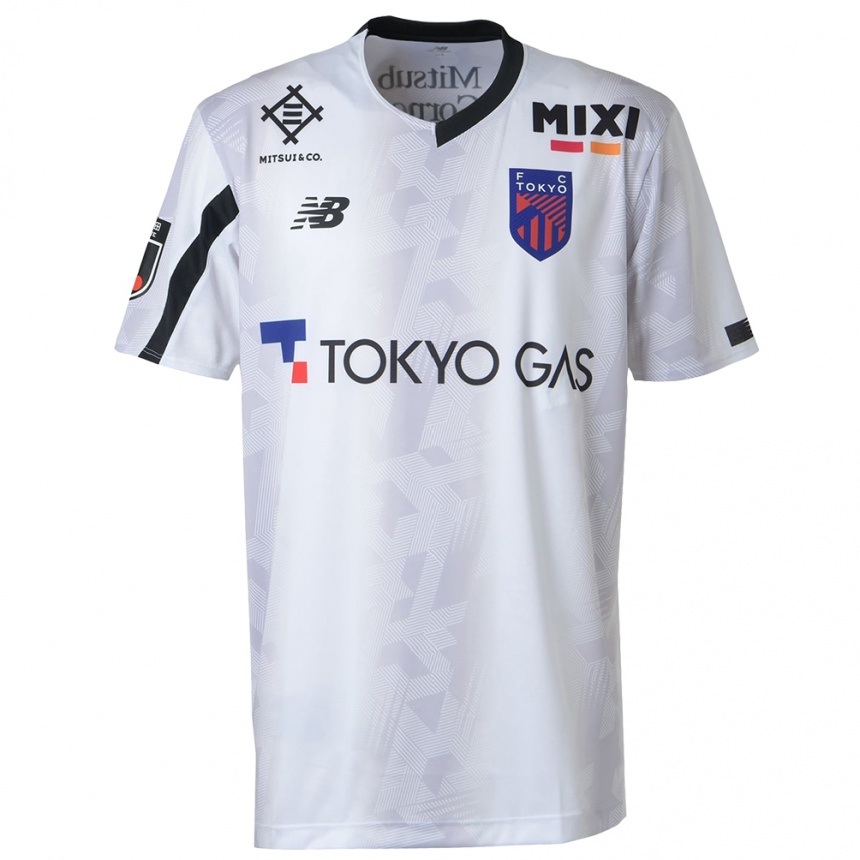 Niño Fútbol Camiseta Yui Nakano #54 Blanco Negro 2ª Equipación 2024/25