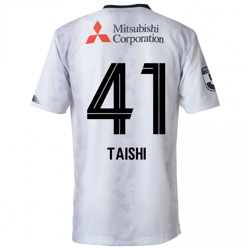 Niño Fútbol Camiseta Taishi Brandon Nozawa #41 Blanco Negro 2ª Equipación 2024/25