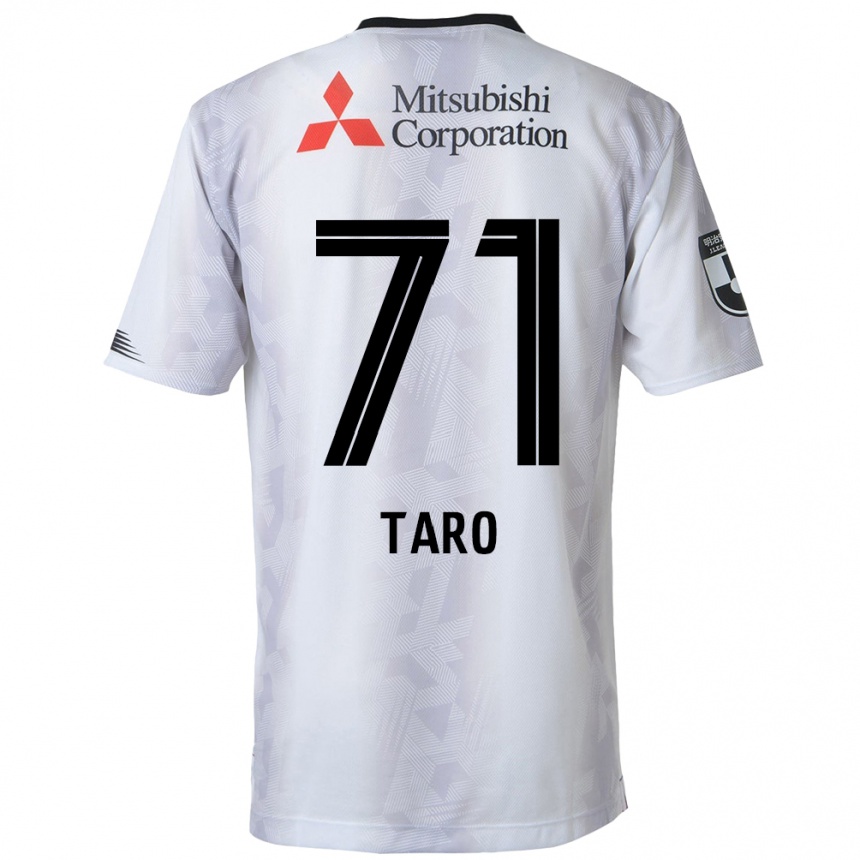 Niño Fútbol Camiseta Ryotaro Araki #71 Blanco Negro 2ª Equipación 2024/25