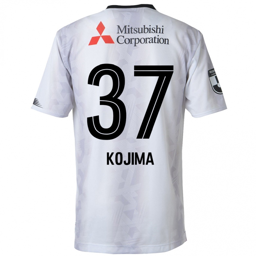 Niño Fútbol Camiseta Satsuki Kojima #37 Blanco Negro 2ª Equipación 2024/25