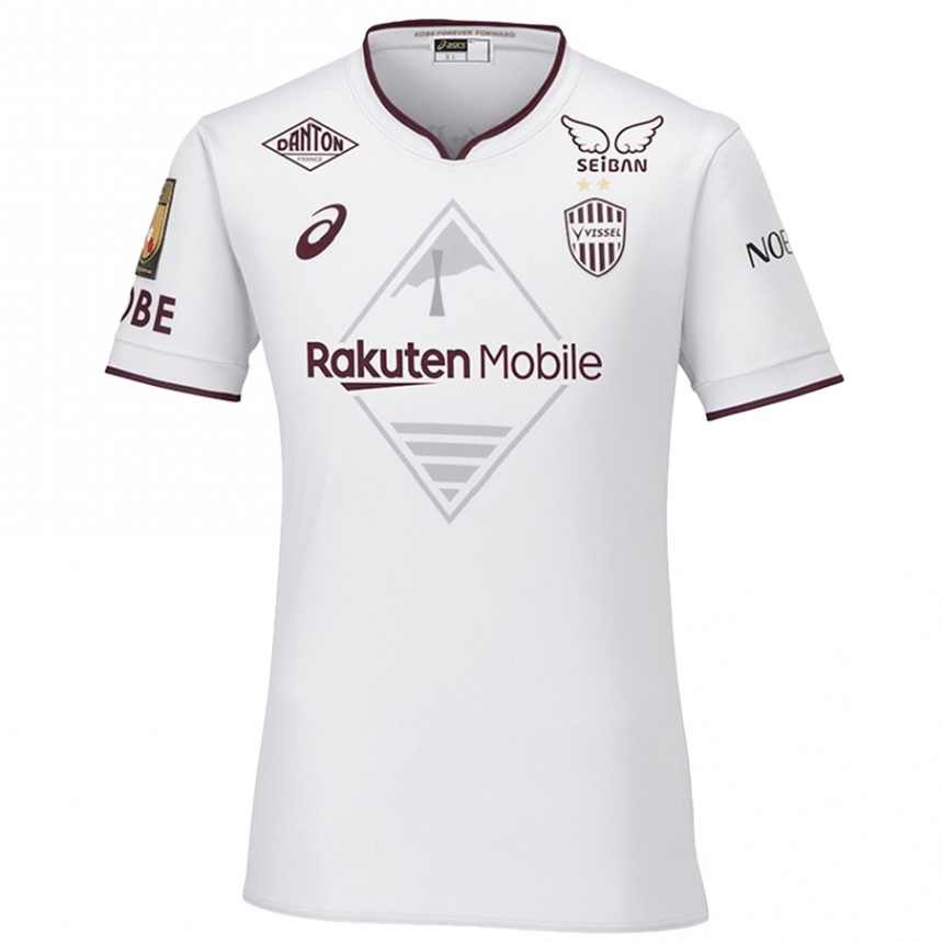 Niño Fútbol Camiseta Ryo Hatsuse #19 Blanco Rojo 2ª Equipación 2024/25