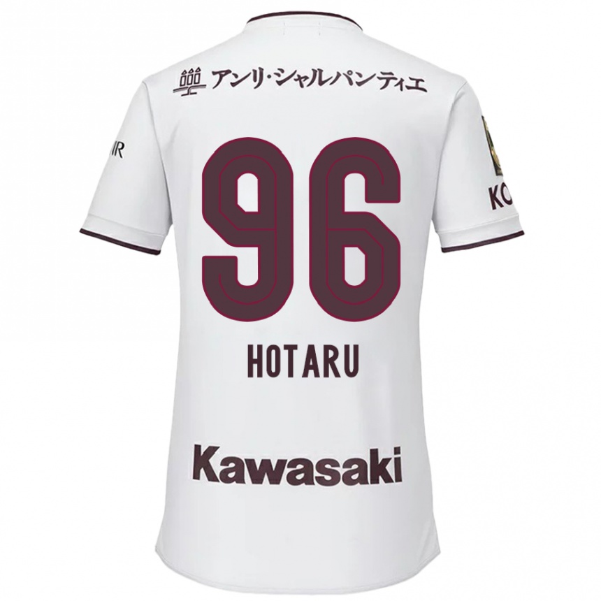 Niño Fútbol Camiseta Hotaru Yamaguchi #96 Blanco Rojo 2ª Equipación 2024/25