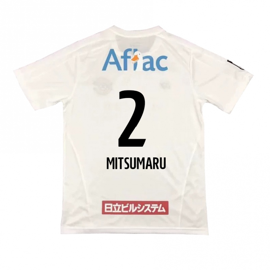 Niño Fútbol Camiseta Hiromu Mitsumaru #2 Blanco Negro 2ª Equipación 2024/25