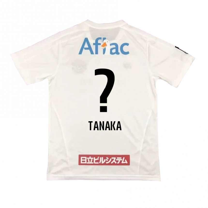 Niño Fútbol Camiseta Ari Tanaka #0 Blanco Negro 2ª Equipación 2024/25