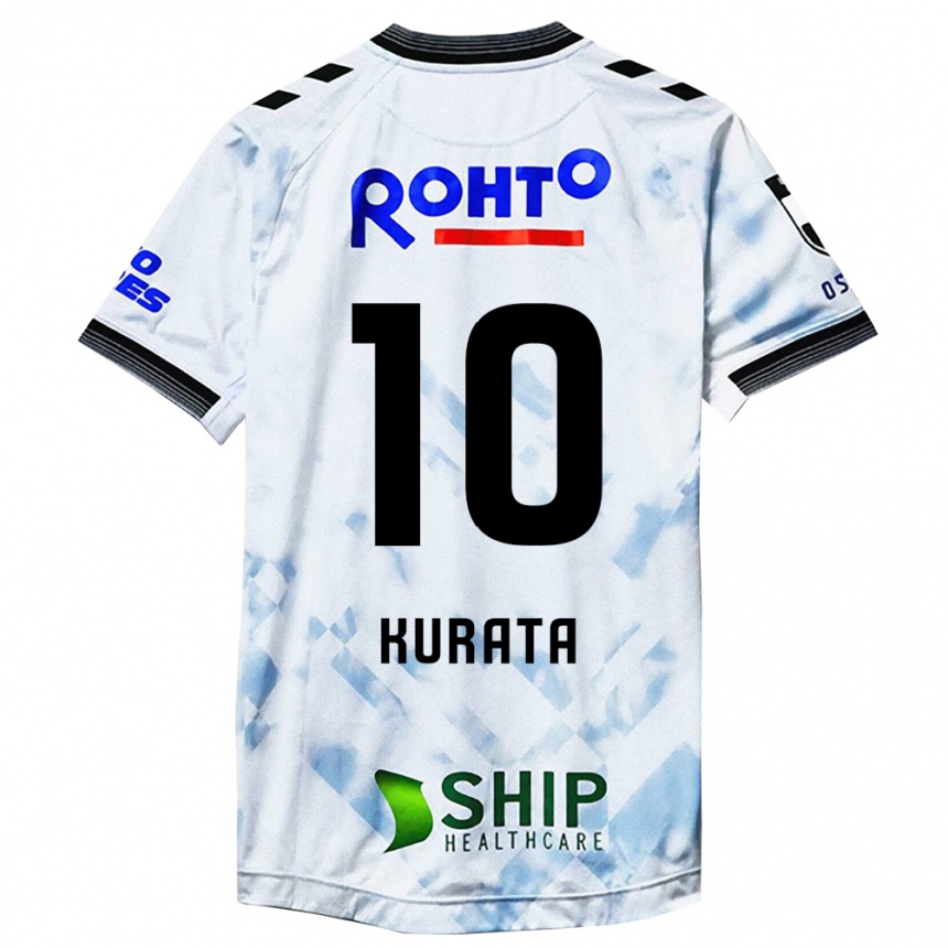 Niño Fútbol Camiseta Shu Kurata #10 Blanco Negro 2ª Equipación 2024/25