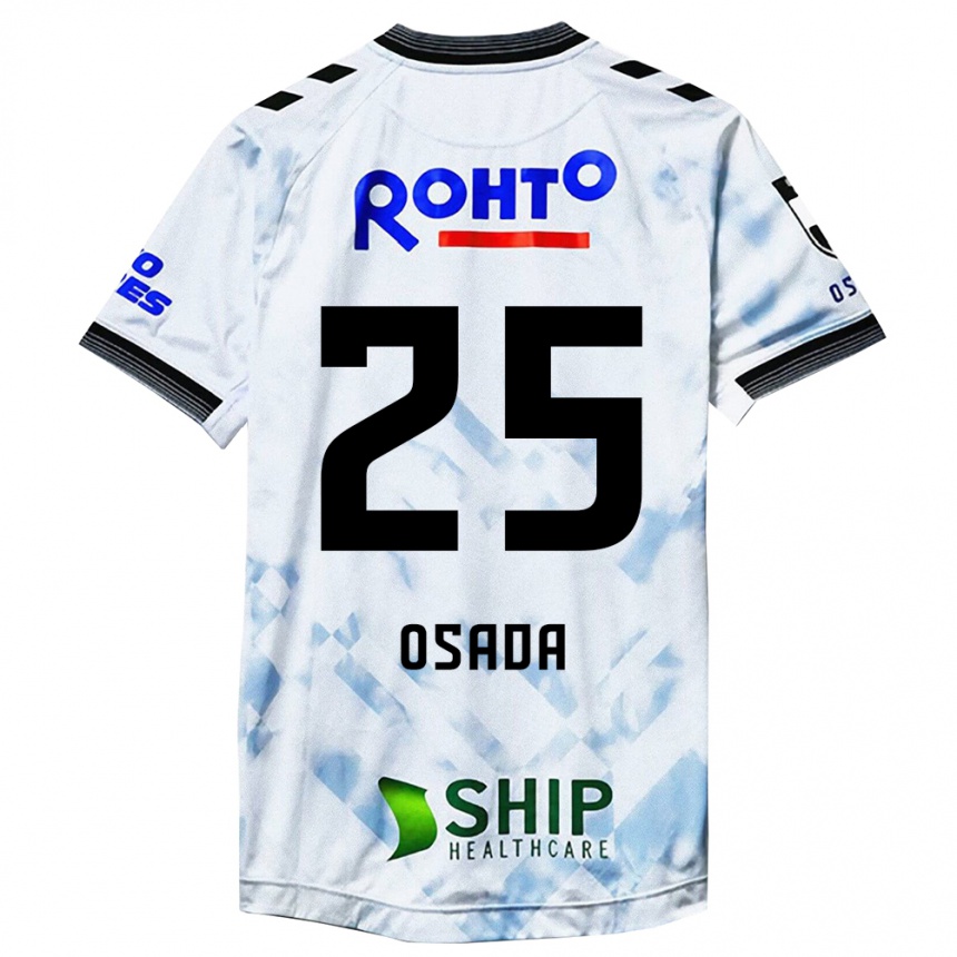 Niño Fútbol Camiseta Towa Osada #25 Blanco Negro 2ª Equipación 2024/25