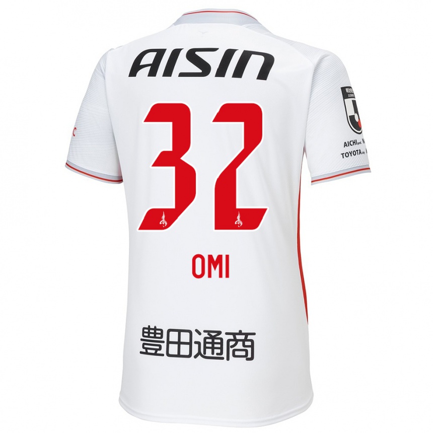 Niño Fútbol Camiseta Sanii Omi #32 Blanco Amarillo Rojo 2ª Equipación 2024/25