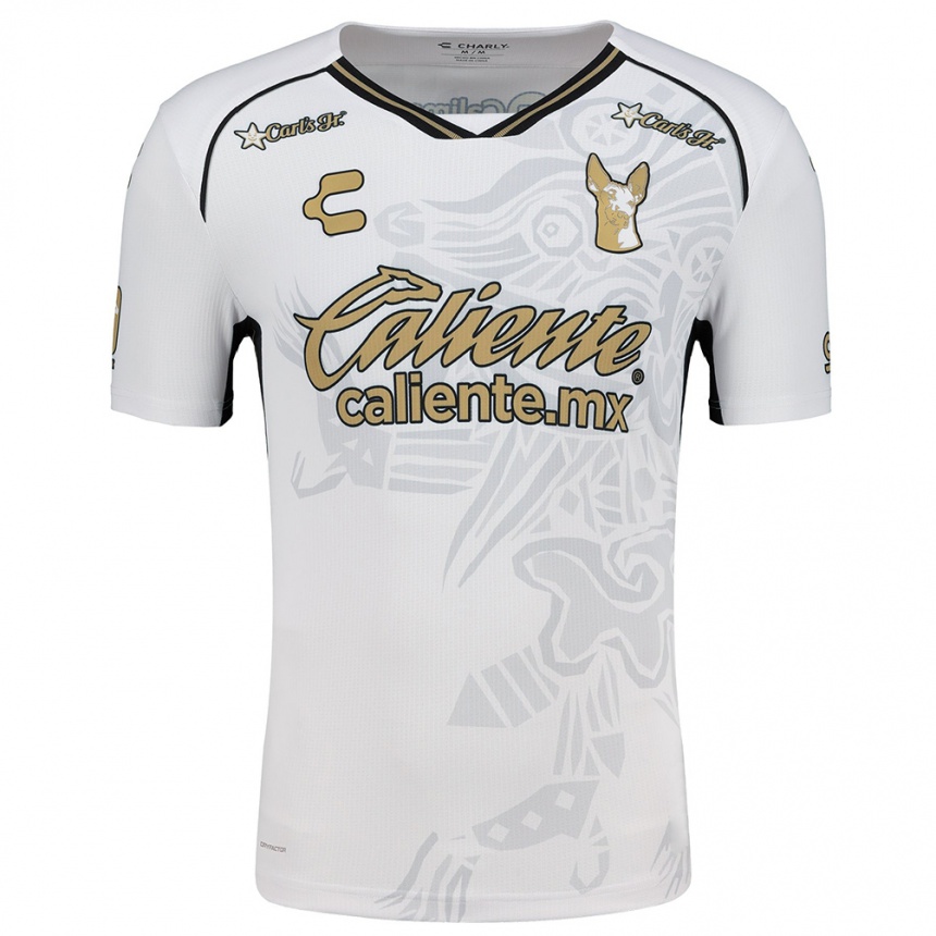 Niño Fútbol Camiseta Daniela Carrandi #1 Blanco Negro 2ª Equipación 2024/25