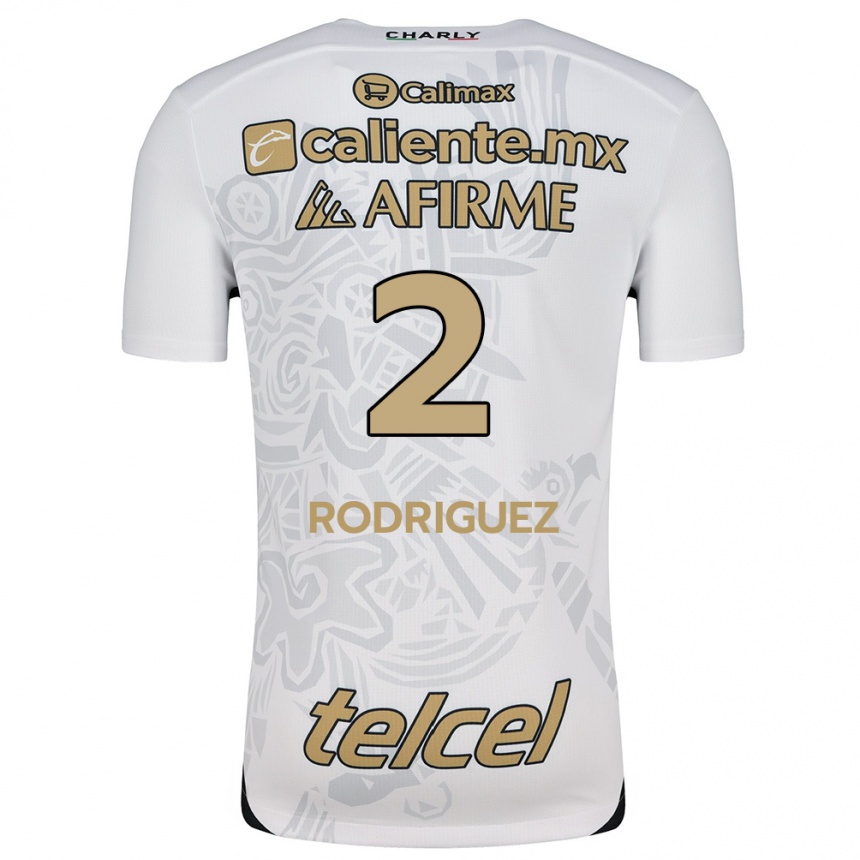 Niño Fútbol Camiseta Antonio Rodríguez #2 Blanco Negro 2ª Equipación 2024/25