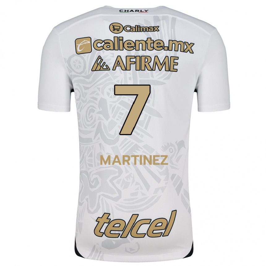 Niño Fútbol Camiseta Alejandro Martínez #7 Blanco Negro 2ª Equipación 2024/25