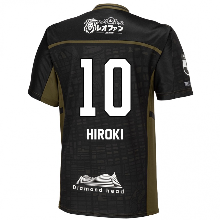 Niño Fútbol Camiseta Hiroki Miyazawa #10 Verde Negro 2ª Equipación 2024/25