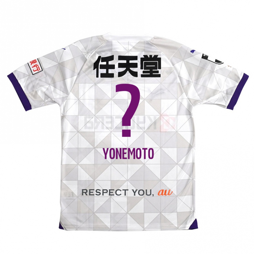 Niño Fútbol Camiseta Takuji Yonemoto #0 Blanco Morado 2ª Equipación 2024/25