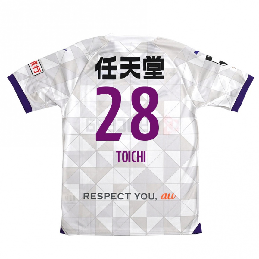 Niño Fútbol Camiseta Toichi Suzuki #28 Blanco Morado 2ª Equipación 2024/25